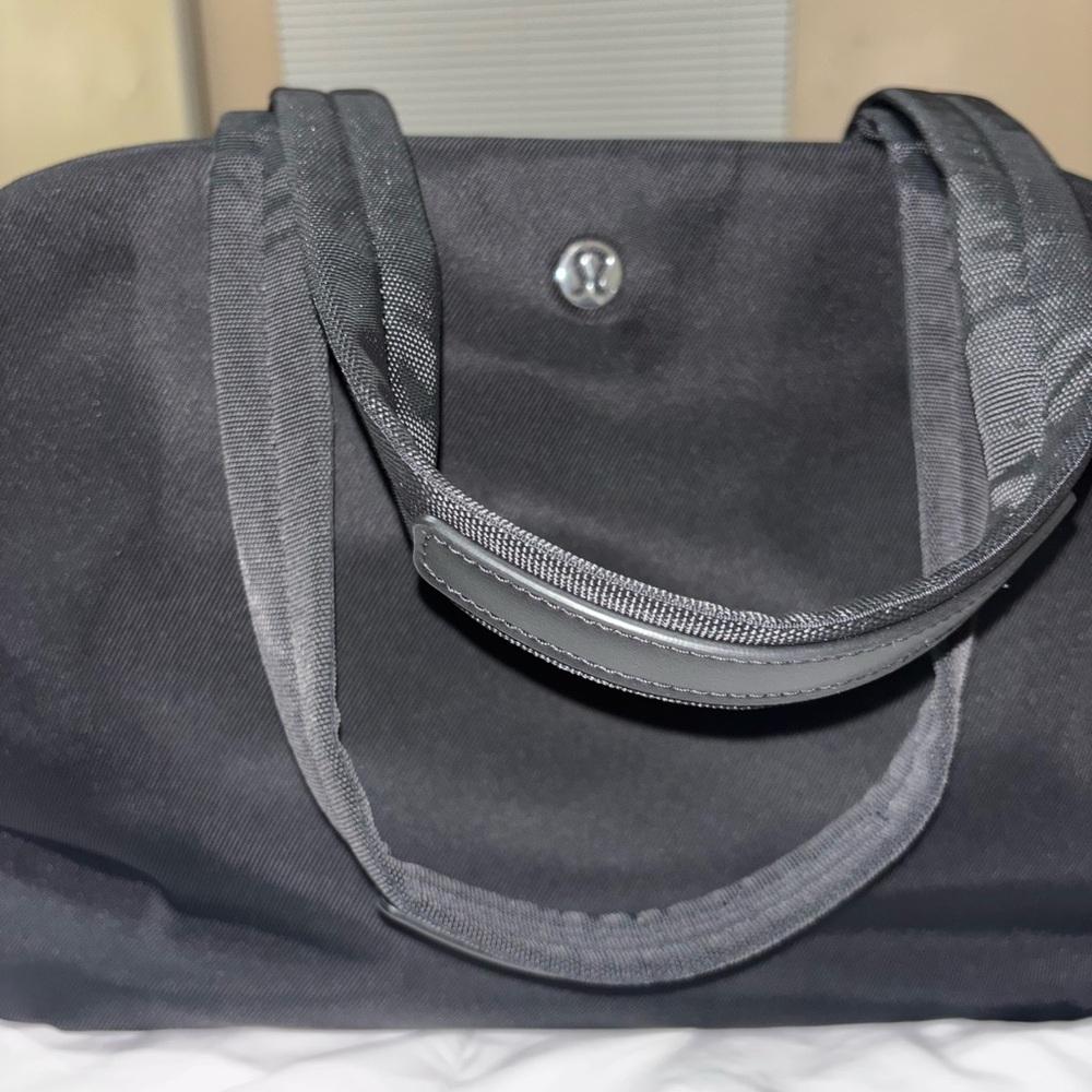 Lululemon Black Travel Tote Bag